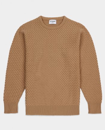 Last of England Basket Weave Camel Jumper