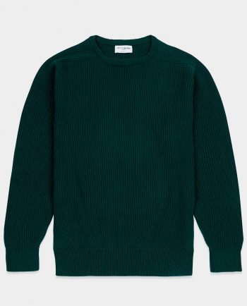 Last of England Fisherman Holy Green Jumper